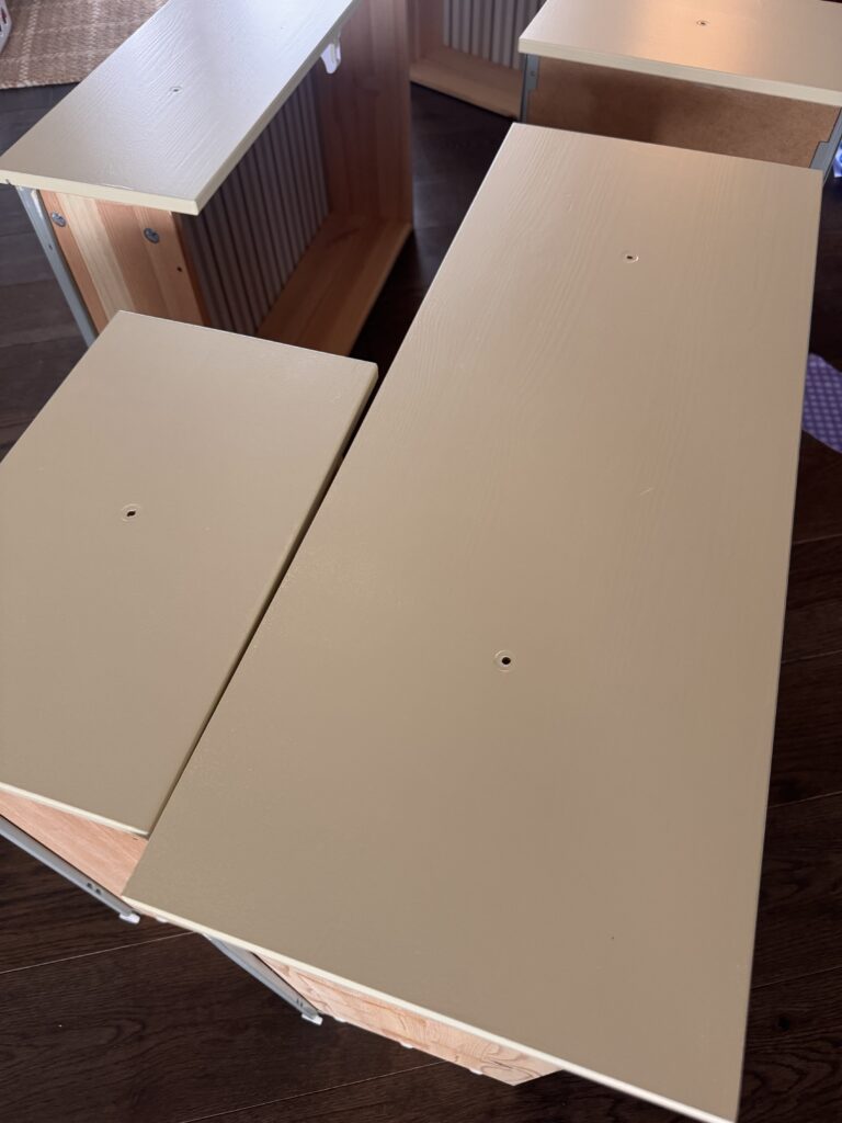 painted dresser drawers