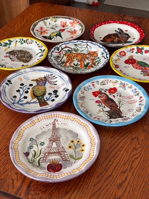 Nathalie Lete decorative dinner plates