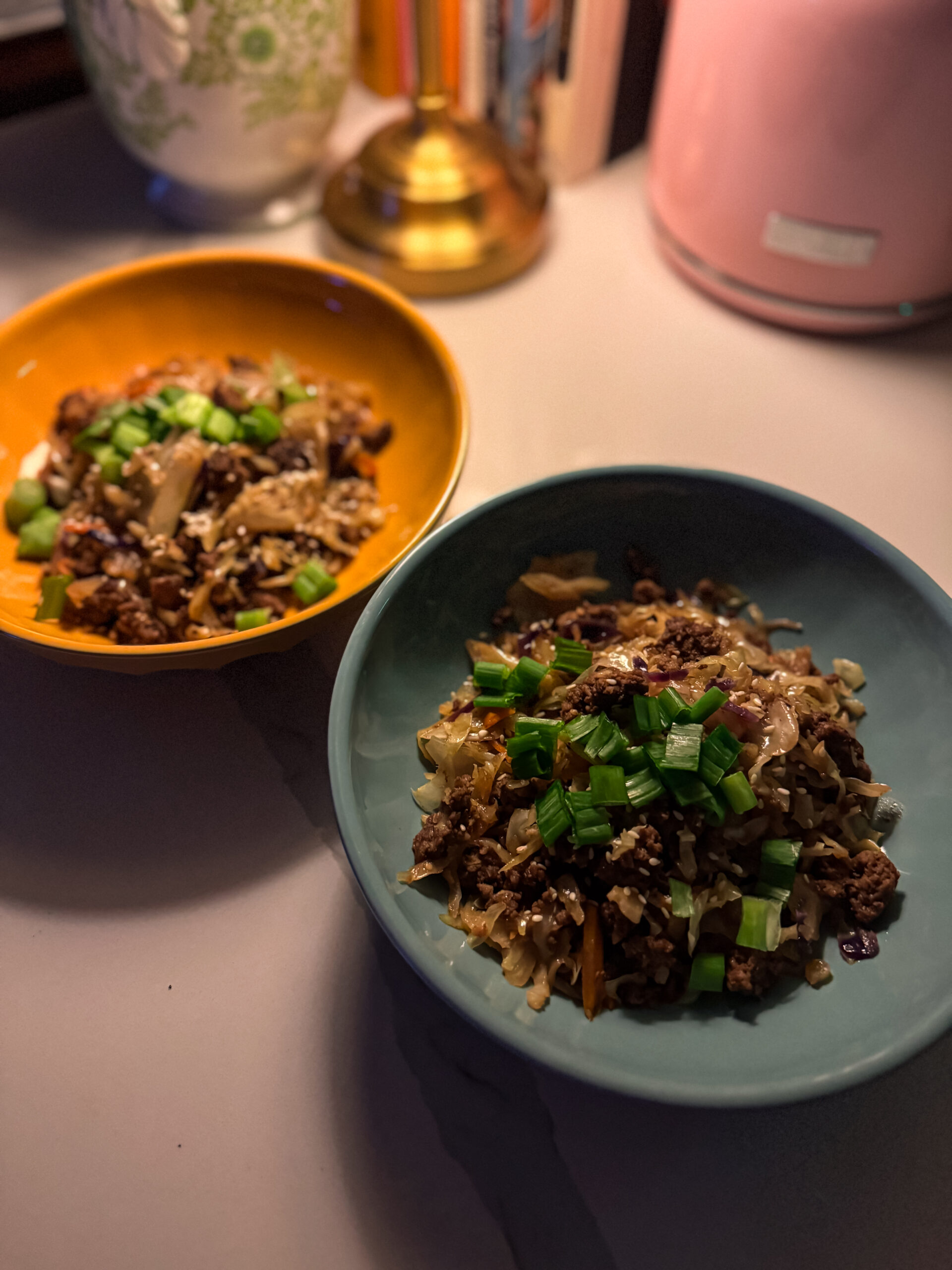 healthy egg roll bowl