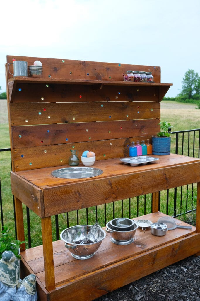 DIY mud kitchen